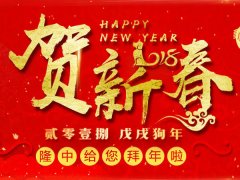 2018年隆中重工春节放假通知