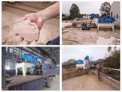 细沙回收机在福建陶瓷厂应用于硅砂