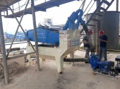 云南昆明砂石骨料生产线引入细沙回收机